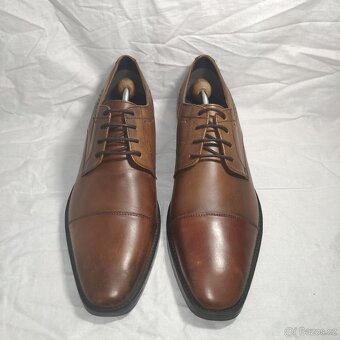 ❗❗BAŤA, VELIKOST 46, PÁNSKÉ HNĚDÉ POLOBOTKY❗❗ - 4