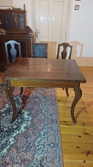 starozitny rozkladaci stul - 4