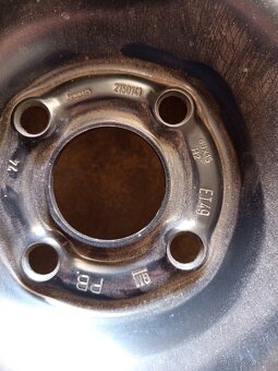 Plechový disk 4x100r15 - 4