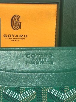 Zelený cardholder Goyard - 4