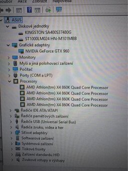 PC NA HRY/AMD/4JÁDRO/NVIDIA GTX/SSD/HDD/8GB RAM/W11 - 4