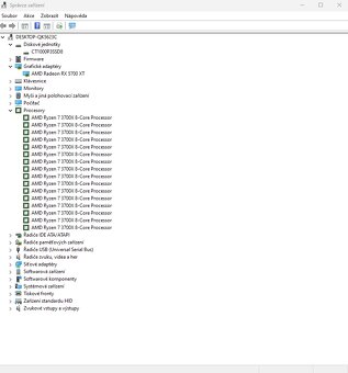 Herní PC s Ryzen 7 3700X, RX 5700 XT a zárukou - 4