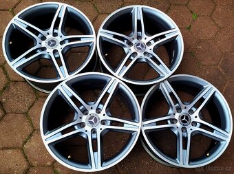 alu R18 5x112 bicolor, Mercedes CLS, W219, letné pneu 245/40 - 4