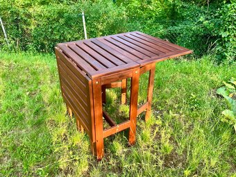 Zahradní rozkládací stůl IKEA Äpplarö, 133,5 x 70 cm - 4