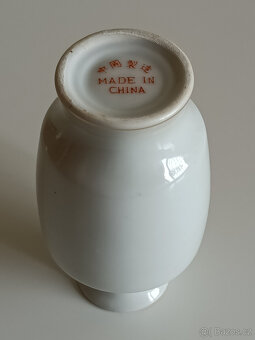 Mini porcelánová čínská vázička 70. léta - 4