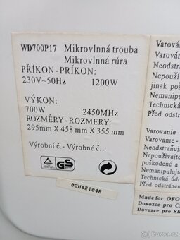 Mikrovlná trouba Mora - 4