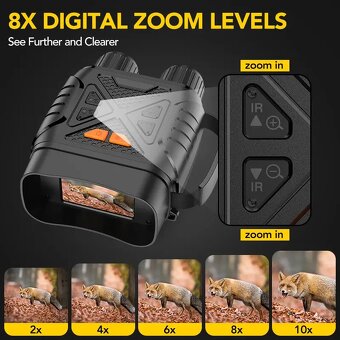 DH Digitální dalekohled binokulár s nočním viděním - 4