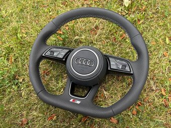 AUDI VOLANT ZKOSENY SPORTOVY + PADLA + AIRBAG - 4