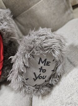 Velký plyšový medvěd Me tou you se srdcem - 4
