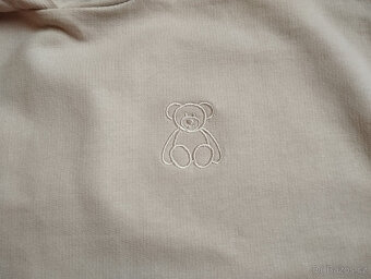 Béžová/melír/smetana mikina+sako vel.146/152/158//10-13 let - 4