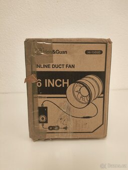#054 Hon&Guan inline potrubný ventilátor 150 mm (6) + regulá - 4