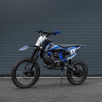 Pitbike Leramotors Shark 125ccm, el. start, modry - 4