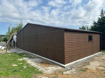 Plechová garáž 9x5m - 4