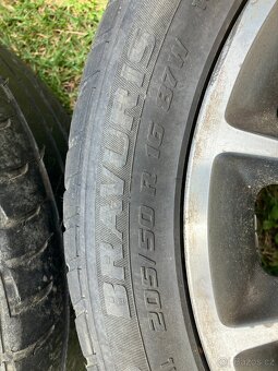 4x Alu disky, ráfky 6,5Jx16 H2 ET46 z Ford Mondeo - 4