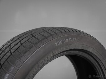 ZIMNÍ PNEU CONTINENTAL 205/55 R17 4KS POUŽITÉ (1430B) - 4