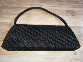 Dámská černá společenská kabelka psaníčko - 4