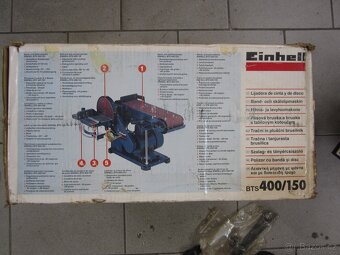 Einhell BTS 400/150 + brusné pásy - 4