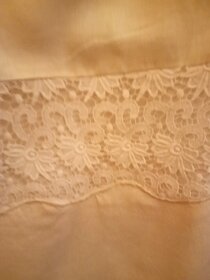 šaty smetanové s krajkou - 4