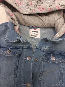 Džínova bunda - mikina Pepperts vel. 152/158 - 4