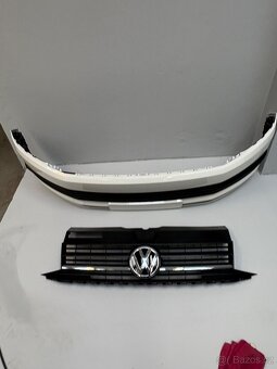 Nárazník bíla LB9A Vw T6 Transporter od 2015 Originál - 4