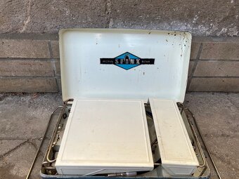 Retro kempinkový vařič (dvouplotýnkový, plynový) - 4