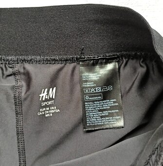 DÁMSKÉ BĚŽECKÉ ŠORTKY- H&M Sport s legínami – vel. 38/M - 4
