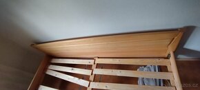 Prodám masivní dubovou postel výrobce Halačkova pila - 4