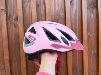 Růžová Cyklistická přilba Abus S/M - 4