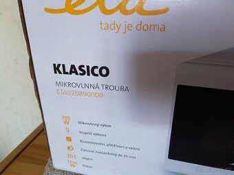 Mikrovlnná trouba ETA Klasico bílá - 4