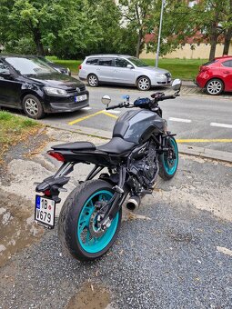 YAMAHA MT-07 2022 - Cyan Storm - 54kW - 4