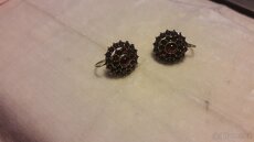 Český granát starožitné šperky - 4