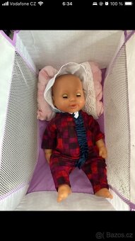 Detska postylka pro panenky s panenkou - 4