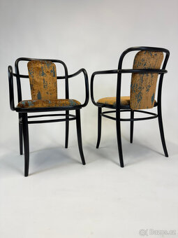 Luxusní křesílka TON, J. Hoffmann - renovace - 2ks - 4