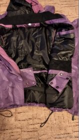 zimní dámská/pánská bunda barva fialová s kapucí; podzimní - 4