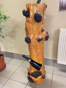 Dřěvený stojan na víno [snížená cena] - 4