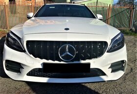 Maska GT style na Mercedes C-class - W205 - 15-18 - čer lesk - 4
