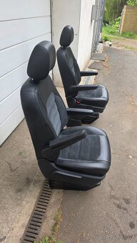 VW T5.1 , T6 - přední sedačky - kožená křesla - 4