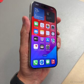 iPhone 15 Pro 256GB silver, jako nový, 97% baterie - 4
