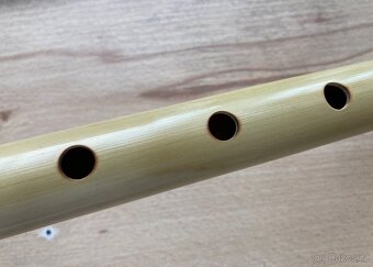Mistrovská Bansuri G z bambusového dřeva - 4