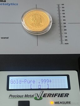 Zlato / zlatá investiční mince Australská Kangaroo +faktura - 4