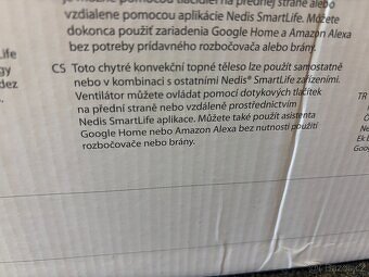 Smart konvektor NEDIS WIFIHTPL20FWT WiFi Tuya - 4