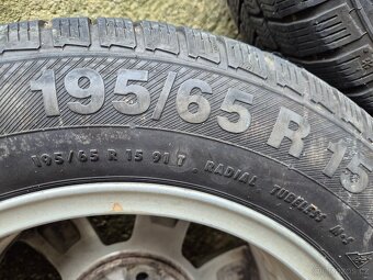 Alu sada zimní pneu škoda octavia 195/65/15 - 4