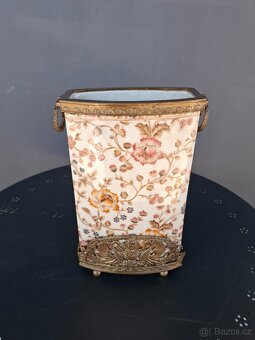 Secesní porcelánová váza, značená - 4