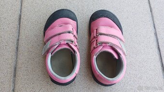 Jarní/podzimní dívčí kožené botky Jonap vel.25 - 4