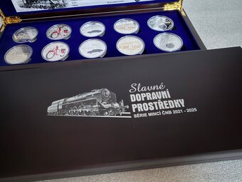 Luxusní etue pro sérii Slavné dopravní prostředky ČNB - 4