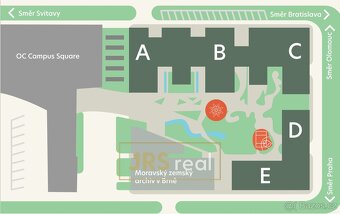 Pronájem kanceláře, až 887 m² - Brno-Bohunice Campus Science - 4
