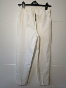 NOVÉ Dámské bílé společenské kalhoty - 4