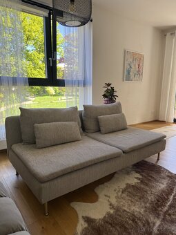 SÖDERHAMN 3místný sedací díl, Viarp béžová/hnědá - 4