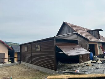 Plechová garáž 5x7m - 4