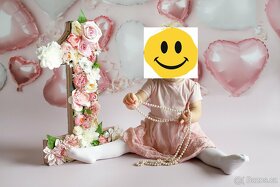 Fotografiká dekorace do atelieru, narozeninová jednička - 4